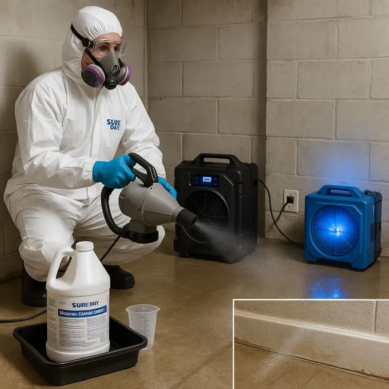 Sanitization and Odor Removal process in Belleair, FL